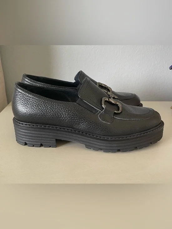 New Domino Made In Italy Loafers With Buckle Detail Size 7 - Picture 3 of 8